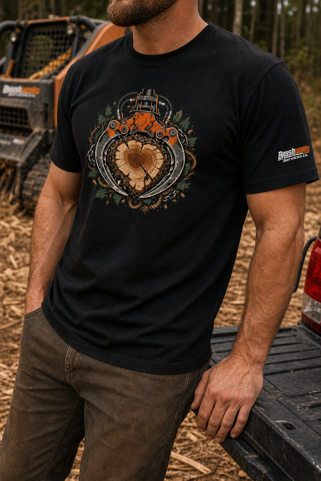 BUBO_REF_APPROVED_2026-05-27 | brushworks-grapple-heart-unisex-t-shirt | Brushworks Heartwood Grapple Tee