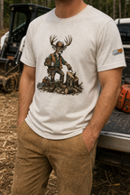 BUBO_REF_APPROVED_2026-05-27 | brushworks-old-buck-unisex-t-shirt | brushworks old buck unisex t shirt