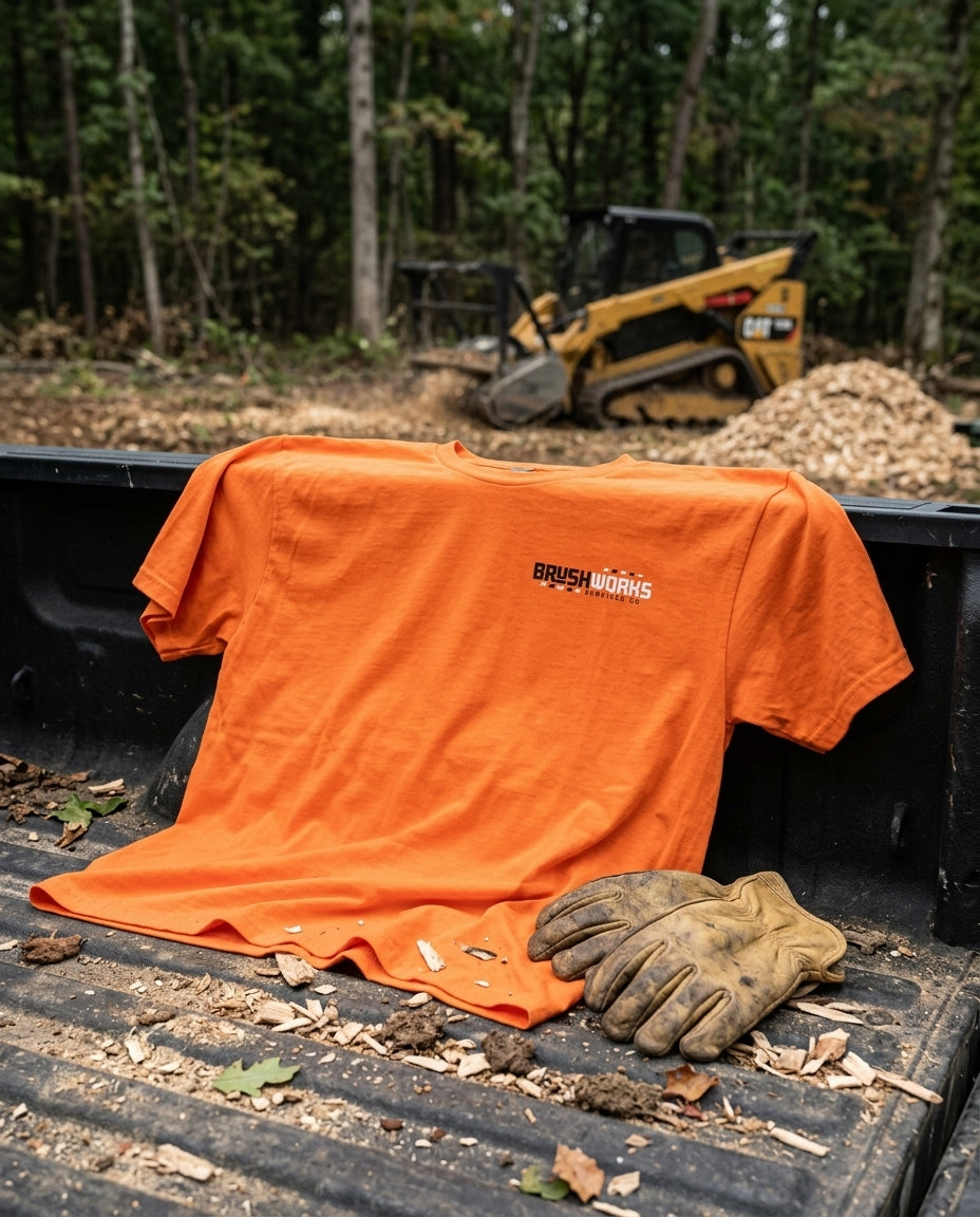 BUBO_STANDARD_ORANGE_NO_HEAD_FIX_2026-06-05 | brushworks-operator-series-standard-orange | Brushworks Operator Series Tee — Standard Orange